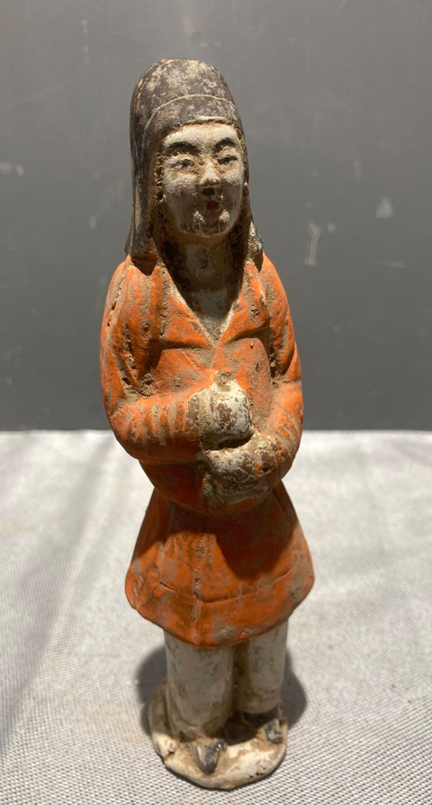 古玩陶瓷人物陶俑真品鑒賞圖