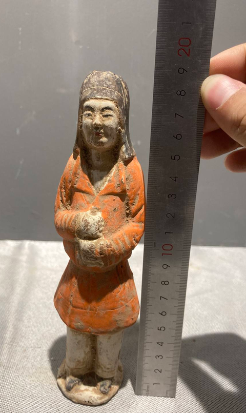 古玩陶瓷人物陶俑真品鑒賞圖