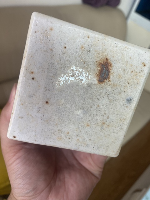古玩陶瓷淡描青花纏枝蓮紋茶葉罐真品鑒賞圖