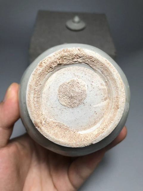 古玩陶瓷北宋，青白釉瓜楞壺拍賣，當前價格3000元