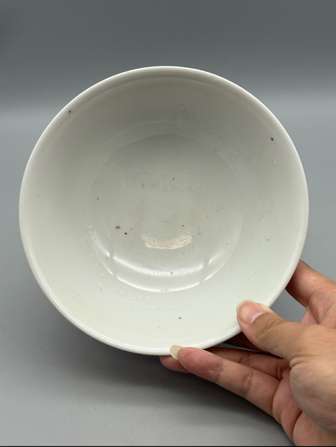 古玩陶瓷胭脂紅釉胭脂紅彩碗真品鑒賞圖
