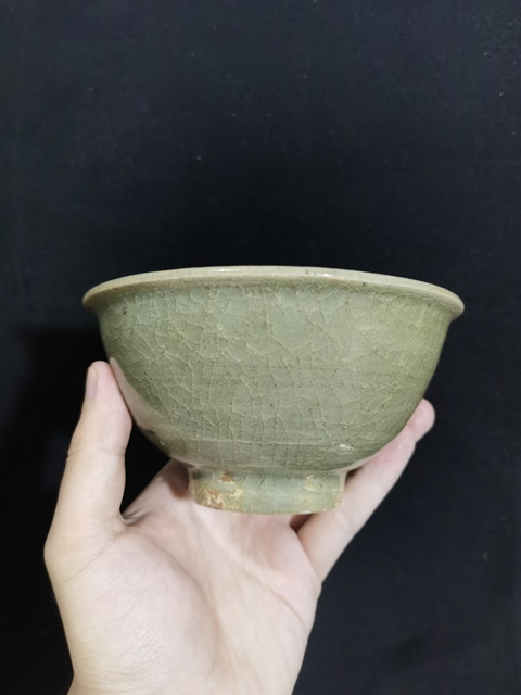 古玩陶瓷元龍泉青瓷撇口碗拍賣,當前價格0元