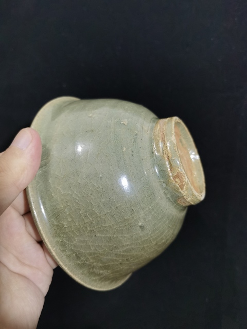 古玩陶瓷元龍泉青瓷撇口碗拍賣,當前價格0元