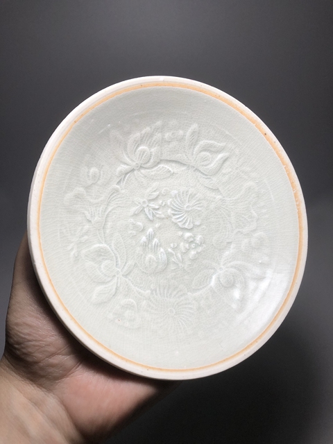 古玩陶瓷【頂級(jí)館藏級(jí)精品】宋 青白瓷模印荷蓮紋盤(pán)【收藏價(jià)值極高】拍賣，當(dāng)前價(jià)格0元