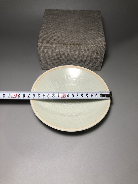 古玩陶瓷【頂級(jí)館藏級(jí)精品】宋 青白瓷模印荷蓮紋盤(pán)【收藏價(jià)值極高】拍賣，當(dāng)前價(jià)格0元