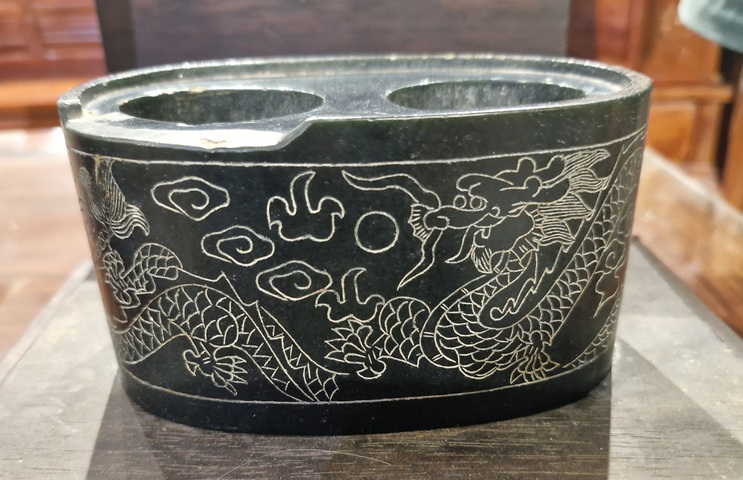 古玩玉器仿古龍紋印真品鑒賞圖