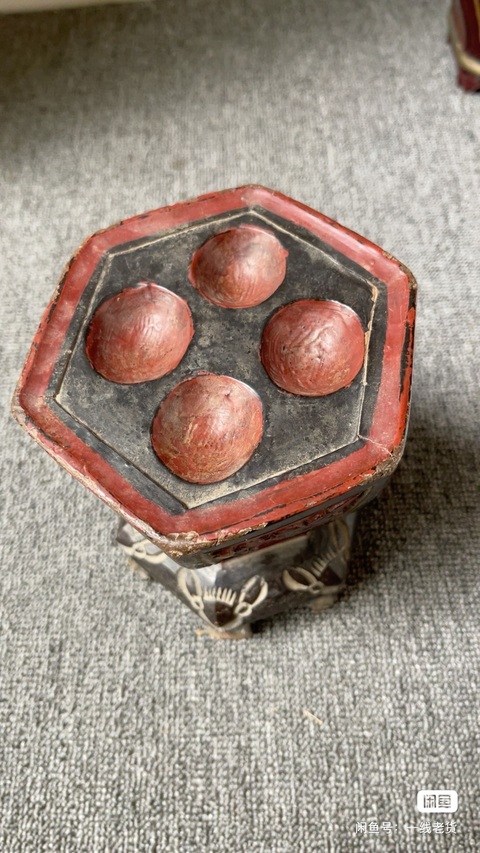 古玩雜項(xiàng)貢臺盒真品鑒賞圖