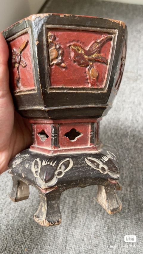 古玩雜項(xiàng)貢臺盒真品鑒賞圖