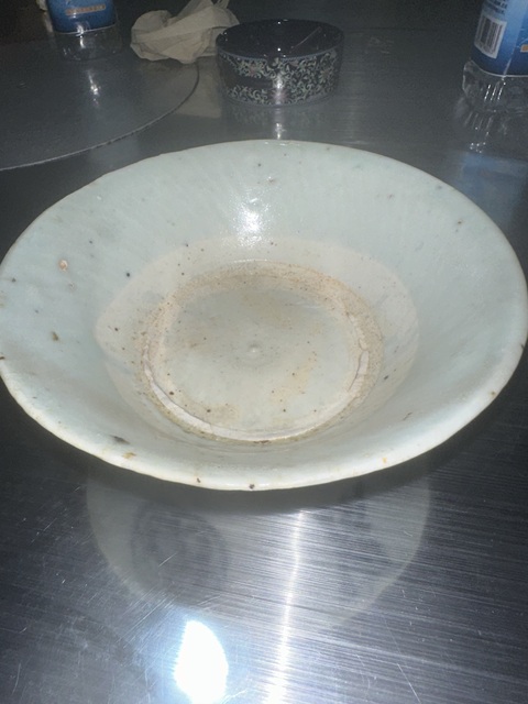 古玩陶瓷壽字紋青花碗真品鑒賞圖