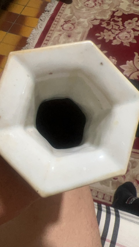 古玩陶瓷粉彩人物瓶真品鑒賞圖