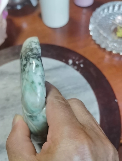 古玩玉器翡翠洗真品鑒賞圖