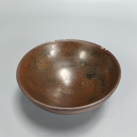 古玩陶瓷建窯柿紅釉茶盞拍賣，當(dāng)前價(jià)格2369元