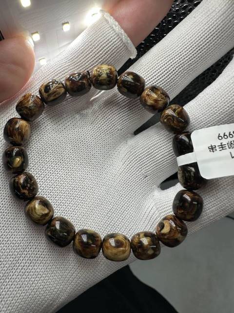 古玩雜項海柳手串真品鑒賞圖