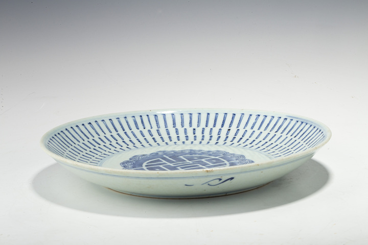 古玩陶瓷·青花壽字紋盤
真品鑒賞圖