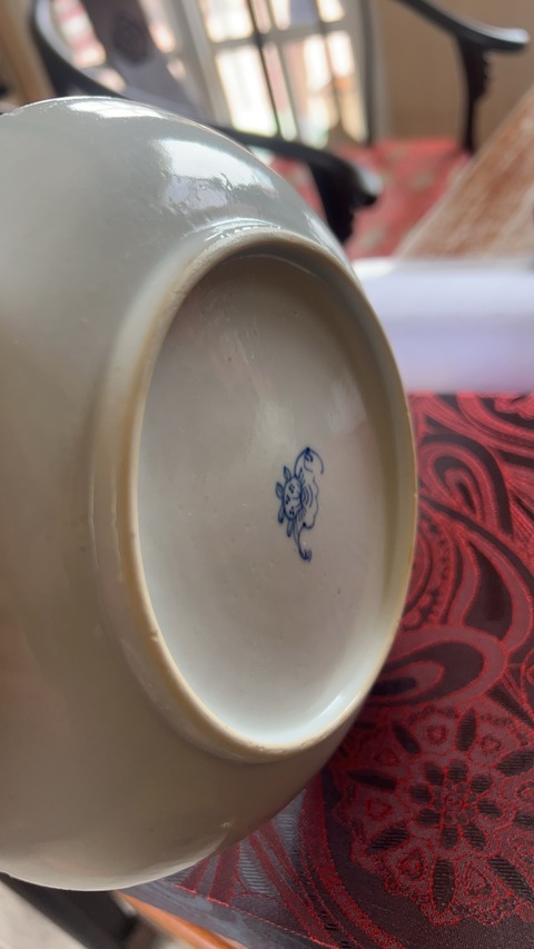 古玩陶瓷青花福祿壽禧盤，疑似復窯真品鑒賞圖