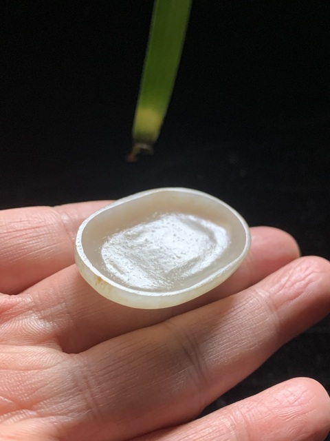 古玩玉器清代和田玉雕“筆舔”拍賣，當前價格11000元