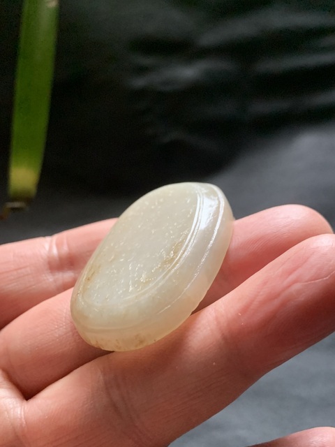 古玩玉器清代和田玉雕“筆舔”拍賣，當前價格11000元
