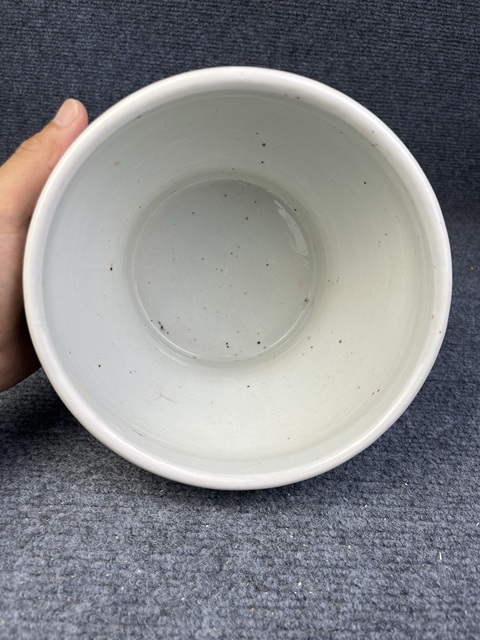 古玩陶瓷青花纏枝花卉紋缸拍賣，當前價格2388元