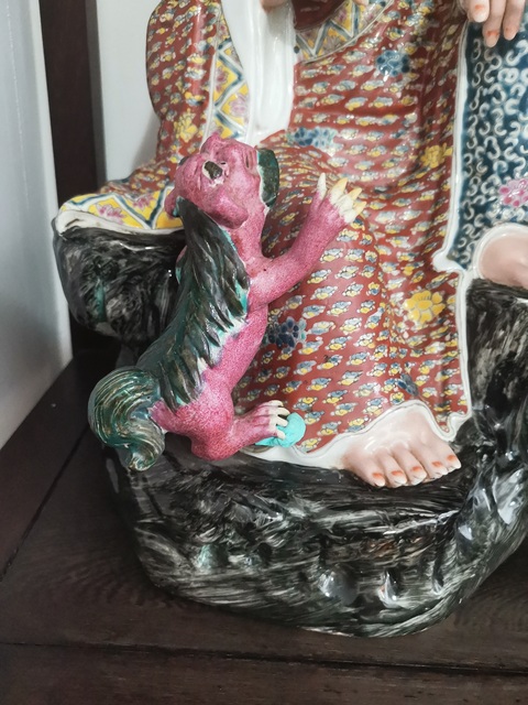 古玩陶瓷羅漢瓷塑真品鑒賞圖