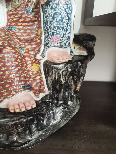 古玩陶瓷羅漢瓷塑真品鑒賞圖