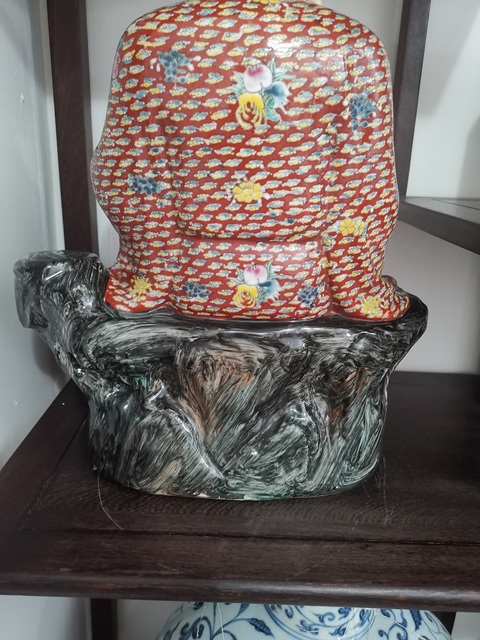 古玩陶瓷羅漢瓷塑真品鑒賞圖