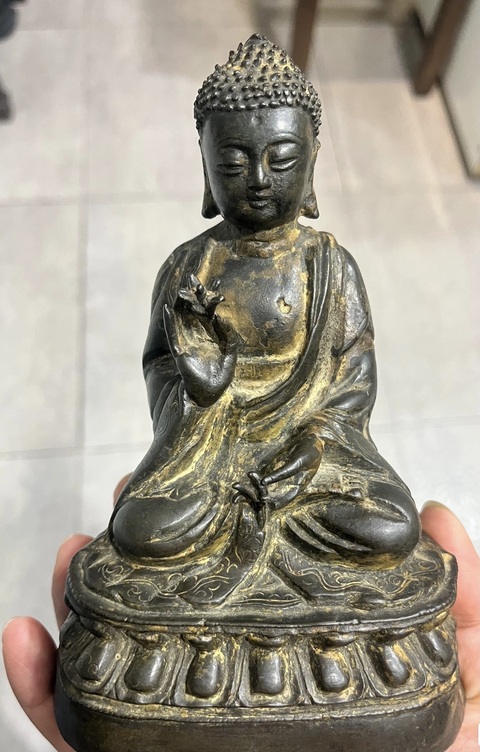 古玩銅器造像真品鑒賞圖