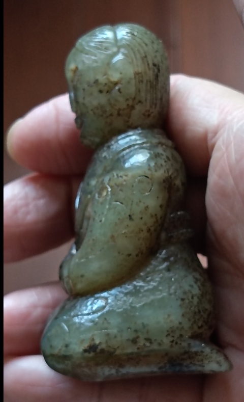 古玩玉器玉跪人真品鑒賞圖