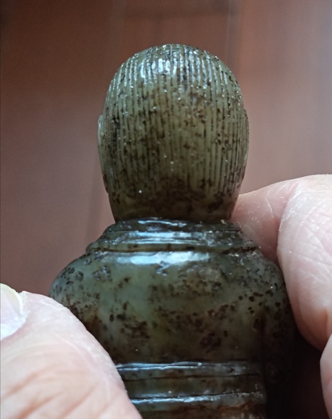 古玩玉器玉跪人真品鑒賞圖