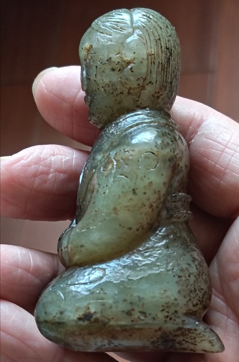 古玩玉器玉跪人真品鑒賞圖
