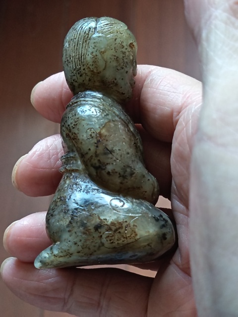 古玩玉器玉跪人真品鑒賞圖