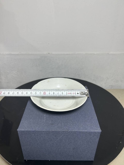 古玩陶瓷定窯白瓷葵口洗真品鑒賞圖