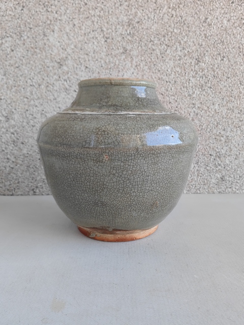 古玩陶瓷哥釉罐拍賣,當前價格980元