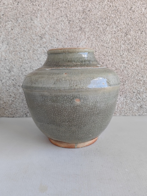 古玩陶瓷哥釉罐拍賣,當前價格980元
