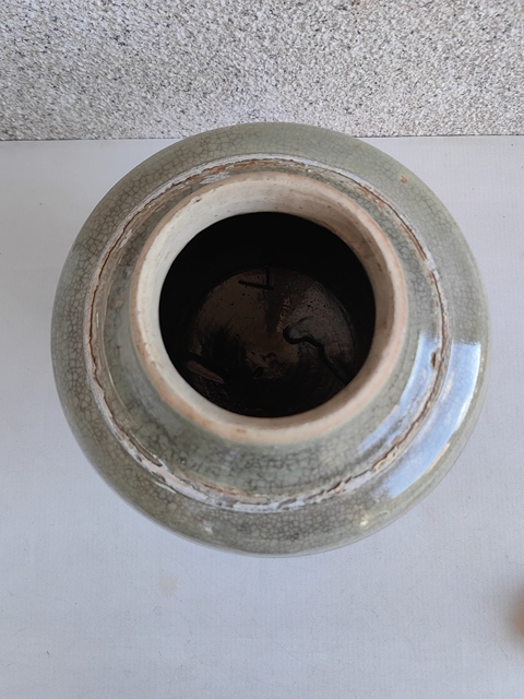 古玩陶瓷哥釉罐拍賣,當前價格980元