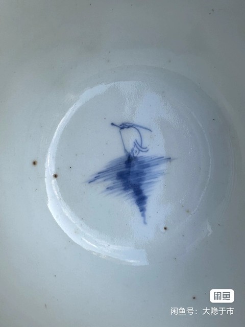 古玩陶瓷青花人物蓋碗真品鑒賞圖