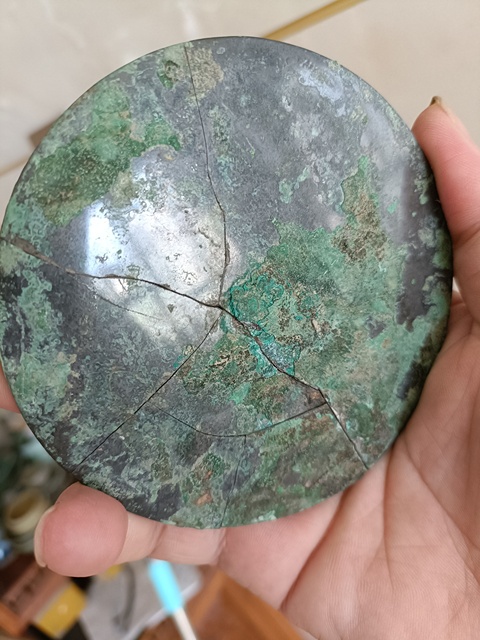古玩銅器館藏級(jí)珍品西漢四乳四虺鏡拍賣,當(dāng)前價(jià)格998元