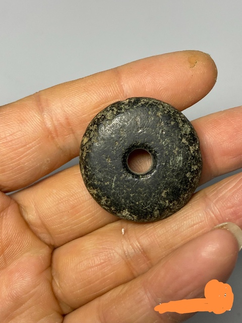 古玩玉器地方玉“紡錘”真品鑒賞圖