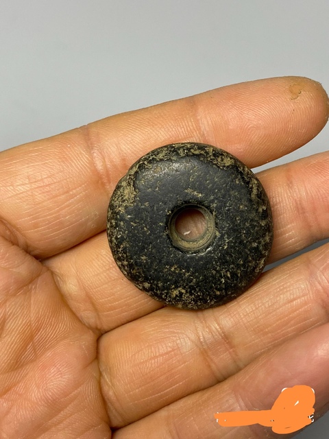 古玩玉器地方玉“紡錘”真品鑒賞圖