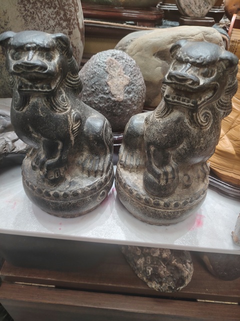 古玩陶瓷獅子真品鑒賞圖