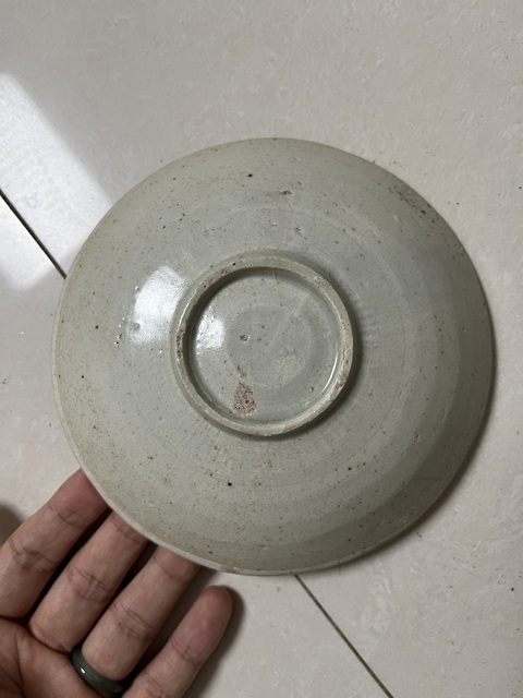 古玩陶瓷南宋湖田窯青白釉盤拍賣,當前價格388元
