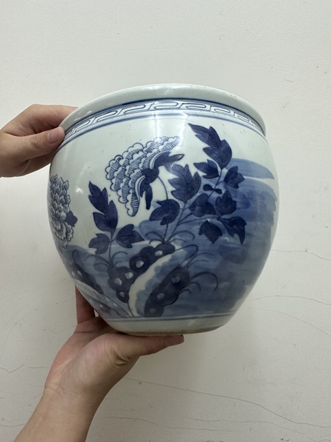 古玩陶瓷青花缸真品鑒賞圖