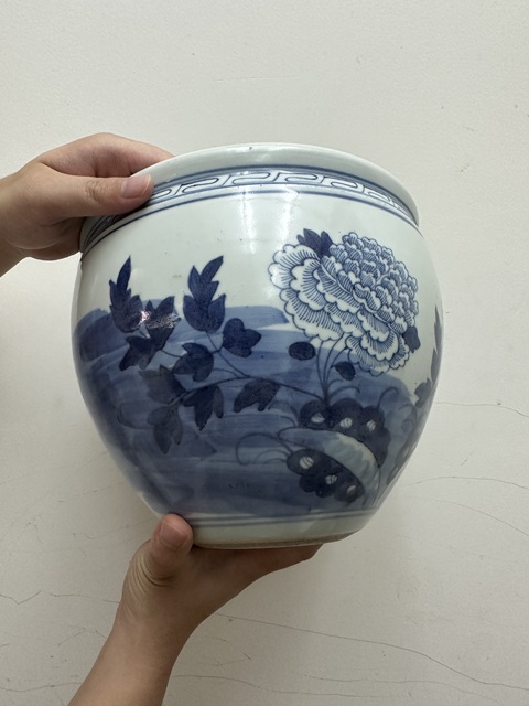 古玩陶瓷青花缸真品鑒賞圖