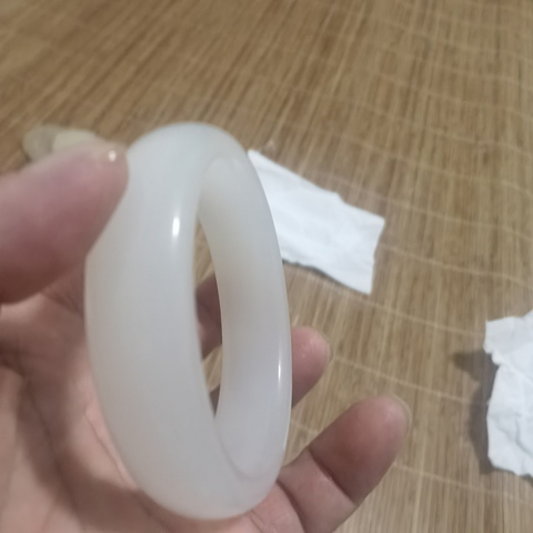 古玩玉器乳化玻璃手鐲真品鑒賞圖