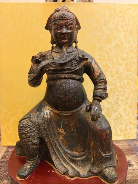 古玩銅器銅關公真品鑒賞圖