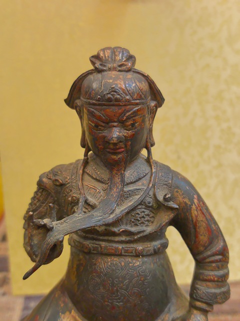 古玩銅器銅關公真品鑒賞圖