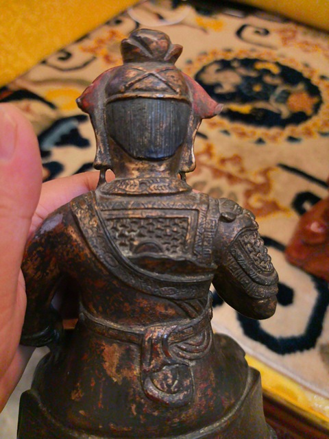 古玩銅器銅關公真品鑒賞圖