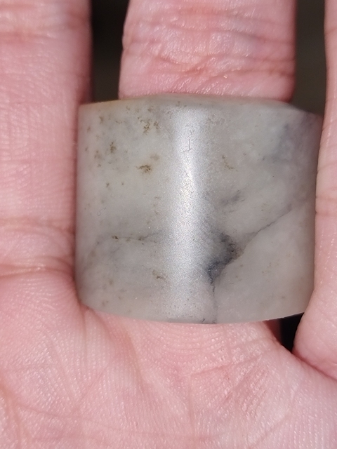 古玩玉器翡翠扳指真品鑒賞圖