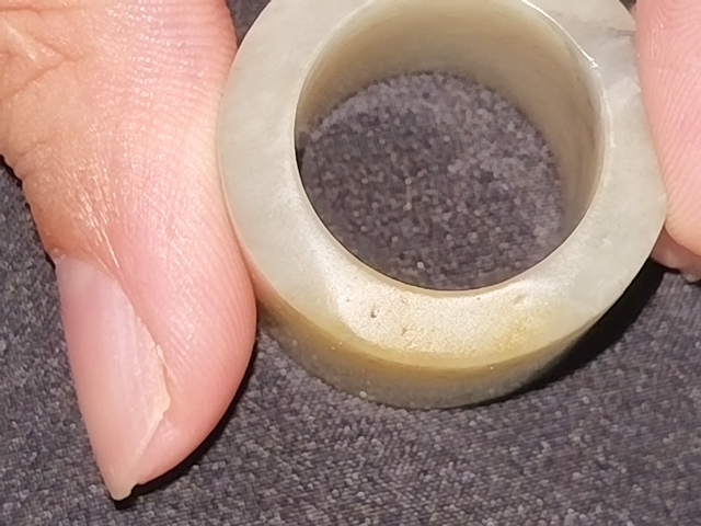 古玩玉器翡翠扳指真品鑒賞圖