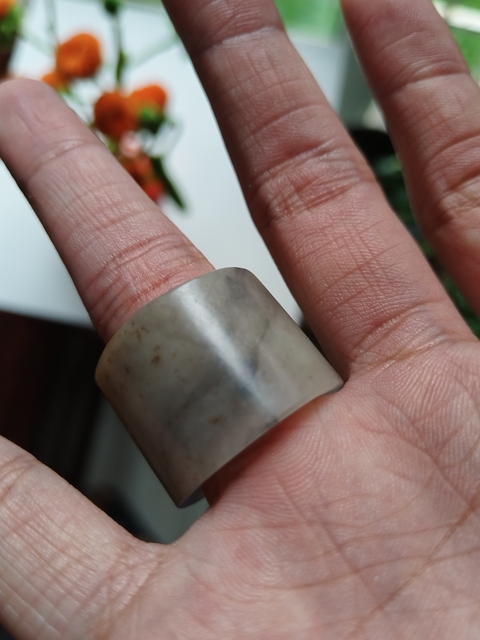 古玩玉器翡翠扳指真品鑒賞圖
