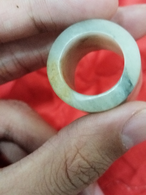 古玩玉器翡翠扳指真品鑒賞圖
